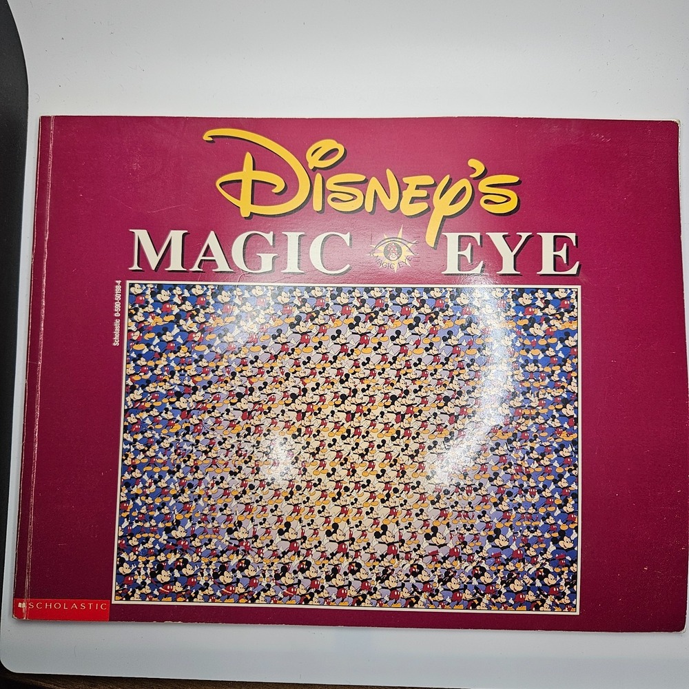 Disney's‎ Magic Eye – 3D Illusions Book (1995 Scholastic School Edition)